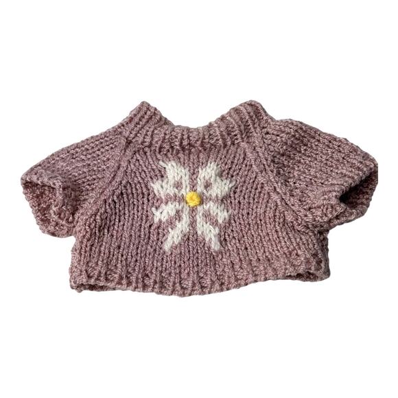 Knit SWEATER Fits Boyds Bears 11" Chest Size Dogs Dolls Teddy Bear Plush Toys - Picture 1 of 5